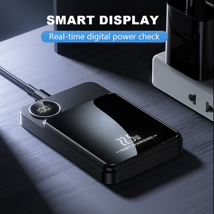 22.5W power bank – magnetic, slim, charges 3 devices at once!